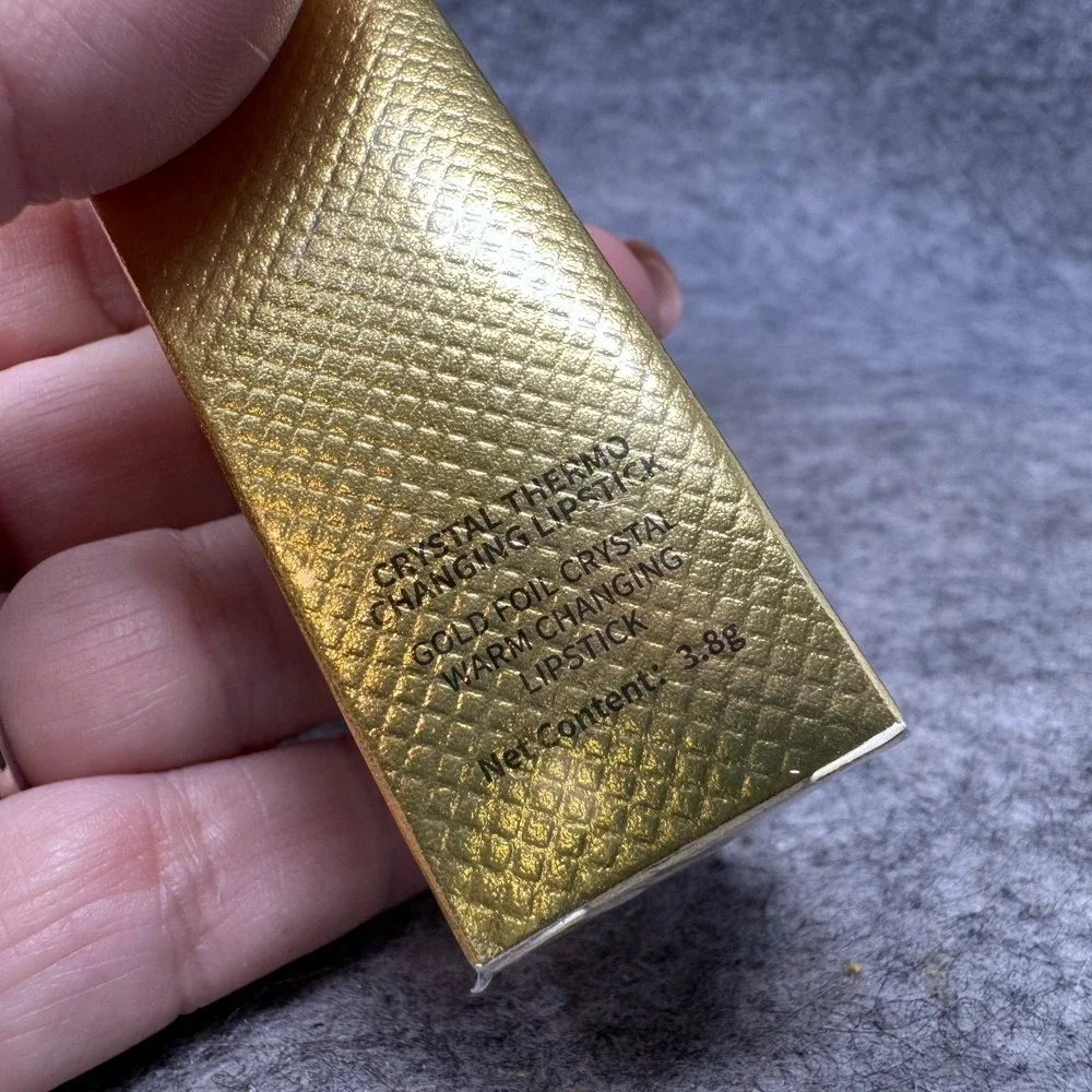 Vardis Maydy Crystal Thermo Changing Lipstick Gold Foil Crystal Warm Changing